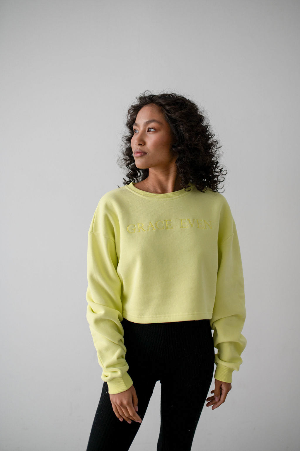 Crop Sweater Neon